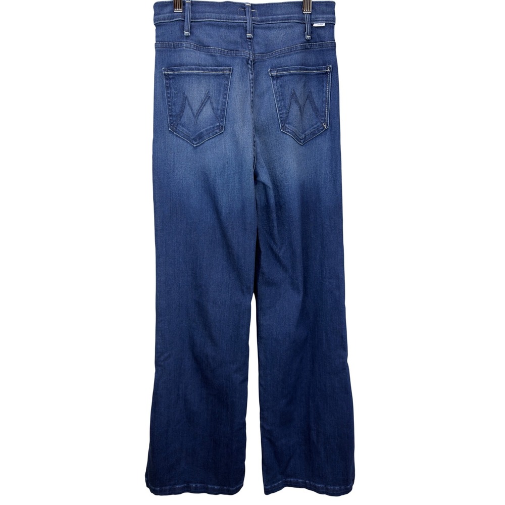 MOTHER The Hustler Sidewinder Jeans Size 29 Tongue and Chic High Rise Slit Hem - Picture 5 of 13